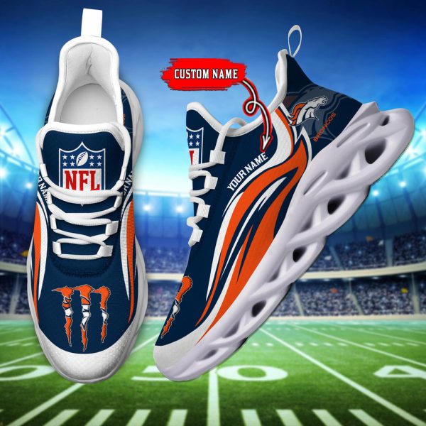 Denver Broncos Max Soul Shoes Sneakers For Men And Women