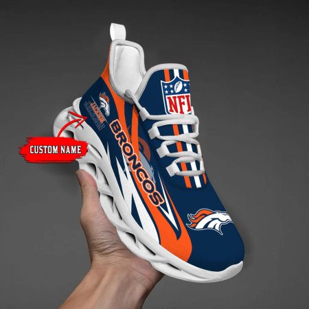 Denver Broncos Max Soul Shoes Sneakers For Men And Women