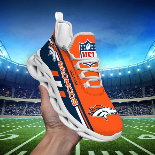 Denver Broncos Max Soul Shoes Sneakers For Men And Women