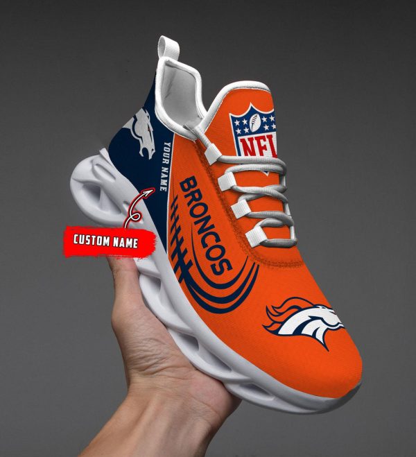 Denver Broncos Max Soul Shoes Sneakers For Men And Women