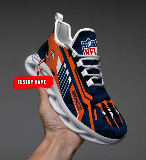 Denver Broncos Max Soul Shoes Sneakers For Men And Women