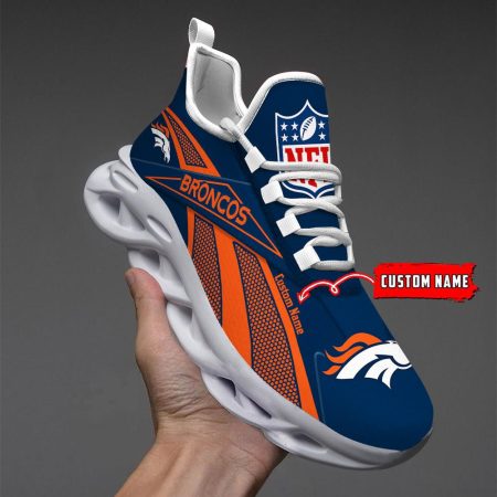 Denver Broncos Max Soul Shoes Sneakers For Men And Women