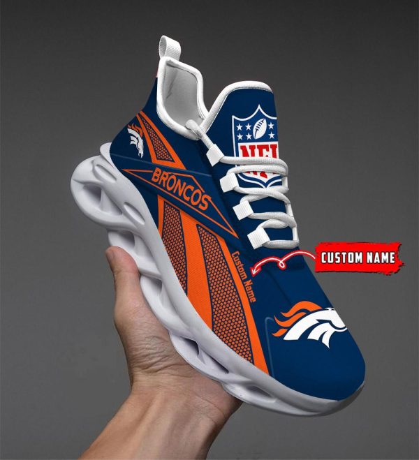 Denver Broncos Max Soul Shoes Sneakers For Men And Women