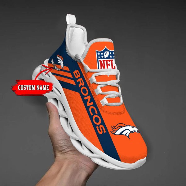 Denver Broncos Max Soul Shoes Sneakers For Men And Women