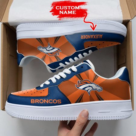 Denver Broncos NFL Air Low-Top Sneakers Shoes For Men And Women