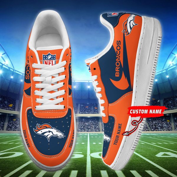 Denver Broncos NFL Air Low-Top Sneakers Shoes For Men And Women