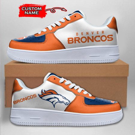 Denver Broncos NFL Air Low-Top Sneakers Shoes For Men And Women