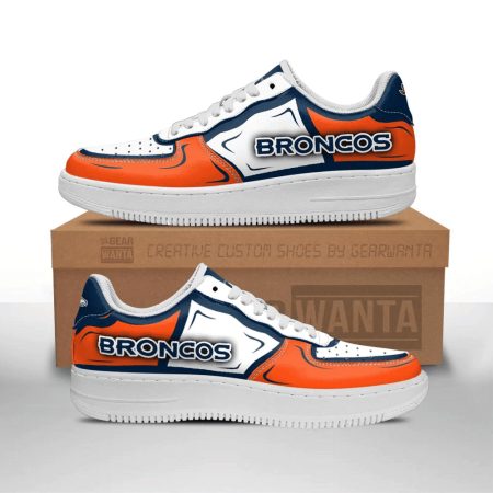 Denver Broncos NFL Air Low-Top Sneakers Shoes For Men And Women