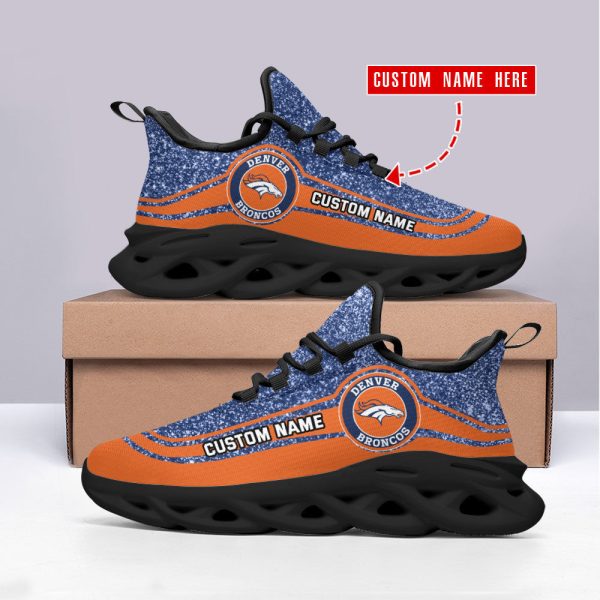 Denver Broncos NFL Max Soul Shoes Sneakers For Men And Women