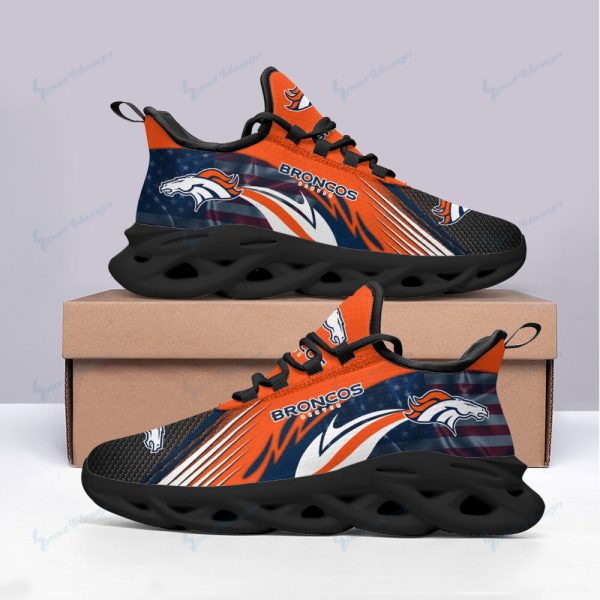 Denver Broncos NFL Max Soul Shoes Sneakers For Men And Women
