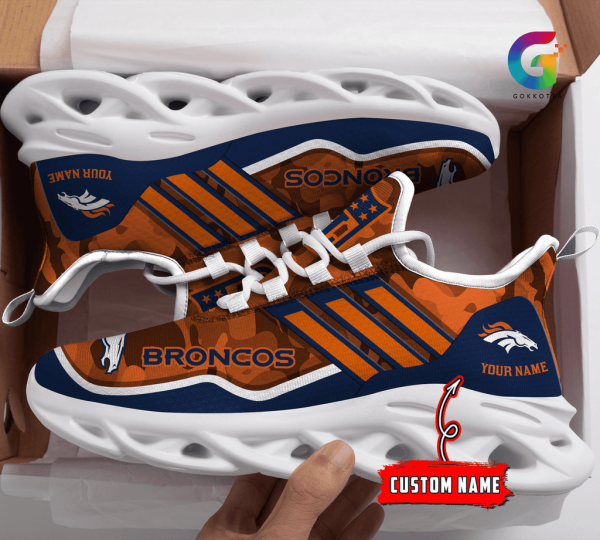 Denver Broncos NFL Max Soul Shoes Sneakers For Men And Women