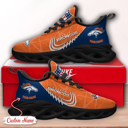 Denver Broncos NFL Max Soul Shoes Sneakers For Men And Women