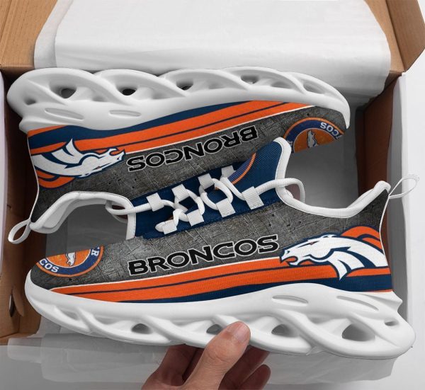 Denver Broncos NFL Max Soul Shoes Sneakers For Men And Women