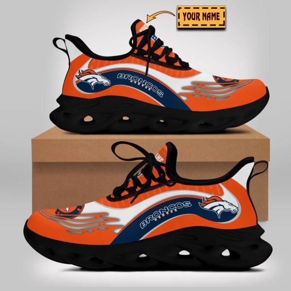 Denver Broncos NFL Max Soul Shoes Sneakers For Men And Women