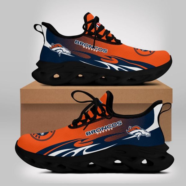 Denver Broncos NFL Max Soul Shoes Sneakers For Men And Women