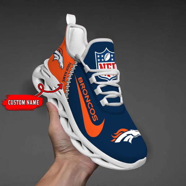 Denver Broncos NFL Max Soul Shoes Sneakers For Men And Women
