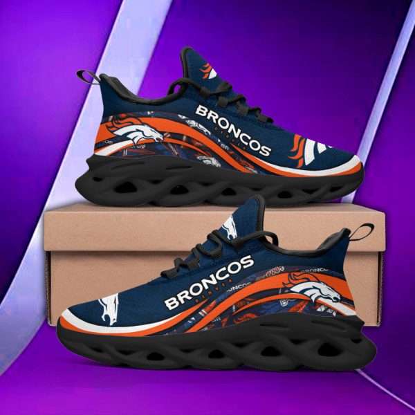 Denver Broncos NFL Max Soul Shoes Sneakers For Men And Women