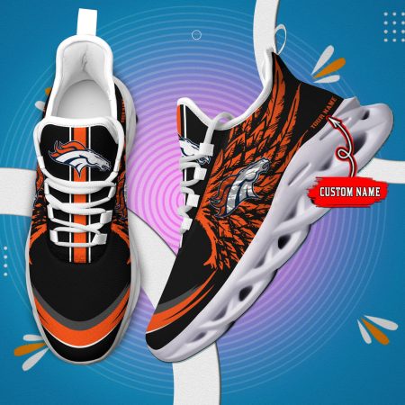 Denver Broncos NFL Max Soul Shoes Sneakers For Men And Women