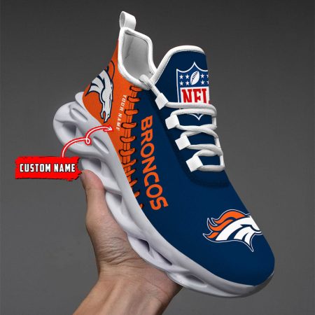 Denver Broncos NFL Max Soul Shoes Sneakers For Men And Women