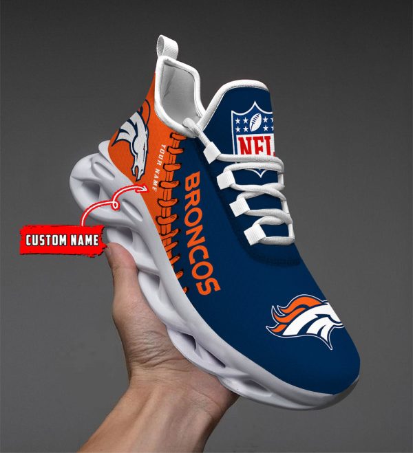 Denver Broncos NFL Max Soul Shoes Sneakers For Men And Women