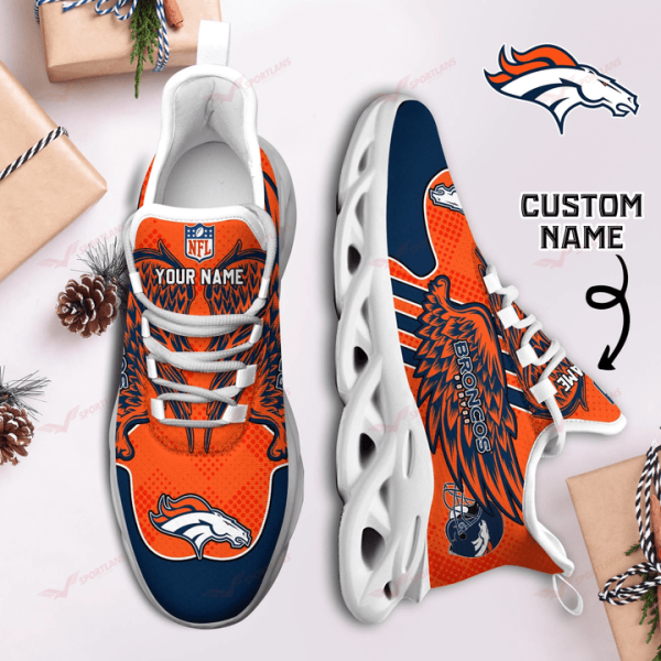 Denver Broncos NFL Max Soul Shoes Sneakers For Men And Women
