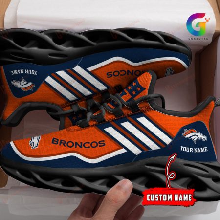 Denver Broncos NFL Max Soul Shoes Sneakers For Men And Women