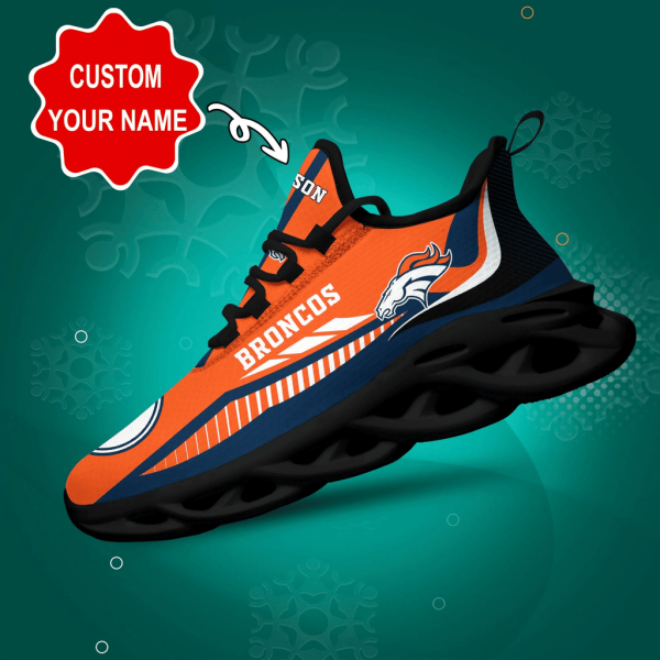 Denver Broncos NFL Max Soul Shoes Sneakers For Men And Women