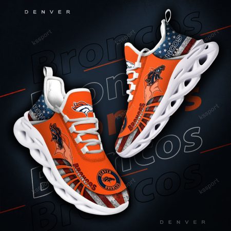 Denver Broncos NFL Max Soul Shoes Sneakers For Men And Women