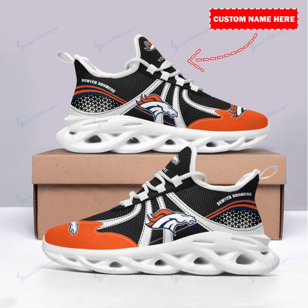 Denver Broncos NFL Max Soul Shoes Sneakers For Men And Women