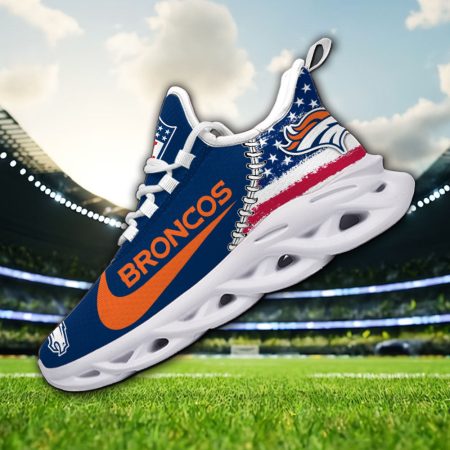 Denver Broncos NFL Max Soul Shoes Sneakers For Men And Women