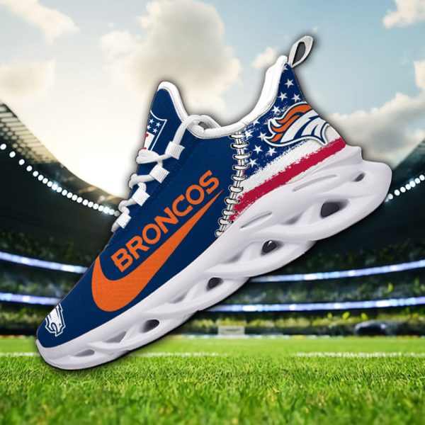 Denver Broncos NFL Max Soul Shoes Sneakers For Men And Women