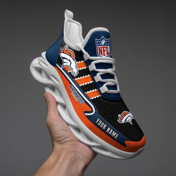 Denver Broncos NFL Max Soul Shoes Sneakers For Men And Women