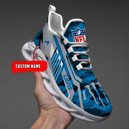 Detroit Lions Max Soul Shoes Sneakers For Men And Women