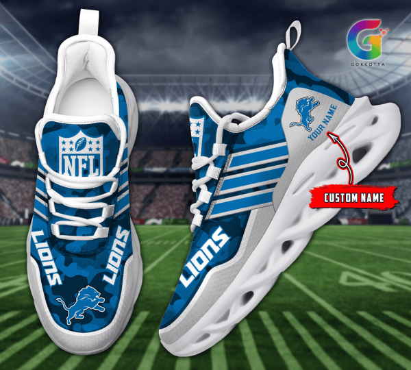 Detroit Lions Max Soul Shoes Sneakers For Men And Women