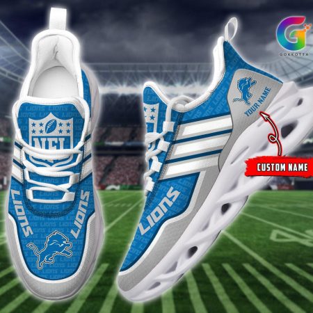 Detroit Lions Max Soul Shoes Sneakers For Men And Women