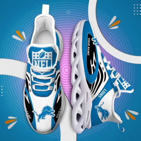 Detroit Lions Max Soul Shoes Sneakers For Men And Women