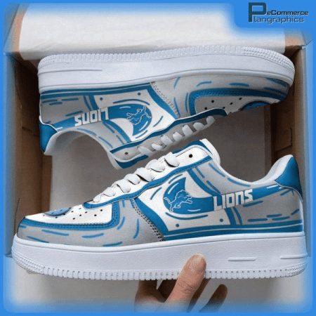 Detroit Lions NFL Air Low-Top Sneakers Shoes For Men And Women