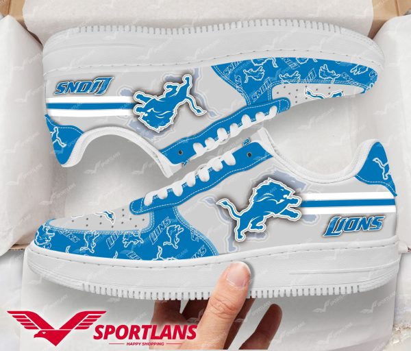 Detroit Lions NFL Air Low-Top Sneakers Shoes For Men And Women