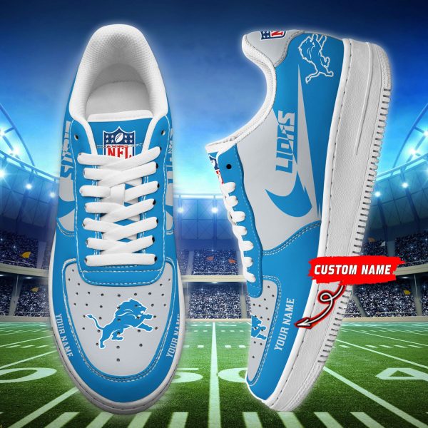 Detroit Lions NFL Air Low-Top Sneakers Shoes For Men And Women
