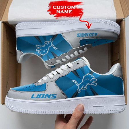 Detroit Lions NFL Air Low-Top Sneakers Shoes For Men And Women