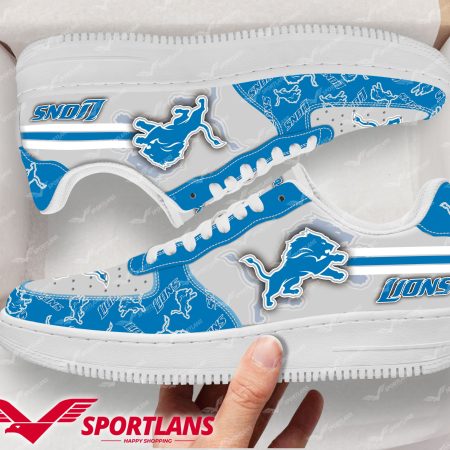 Detroit Lions NFL Air Low-Top Sneakers Shoes For Men And Women