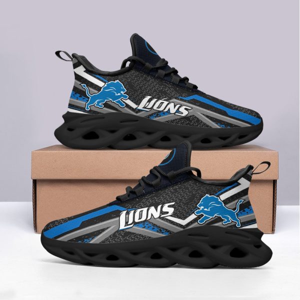 Detroit Lions NFL Max Soul Shoes Sneakers For Men And Women