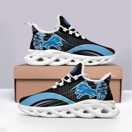Detroit Lions NFL Max Soul Shoes Sneakers For Men And Women