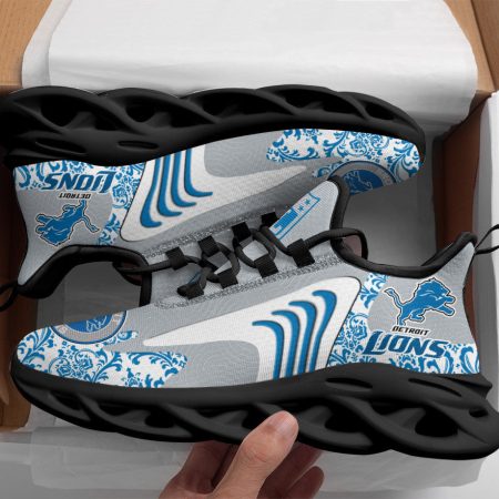 Detroit Lions NFL Max Soul Shoes Sneakers For Men And Women