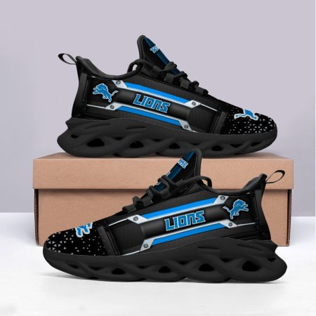 Detroit Lions NFL Max Soul Shoes Sneakers For Men And Women