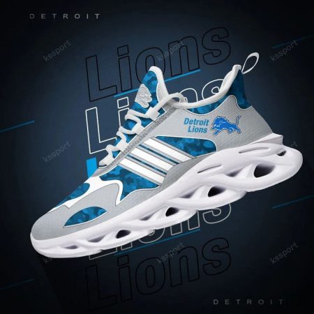 Detroit Lions NFL Max Soul Shoes Sneakers For Men And Women