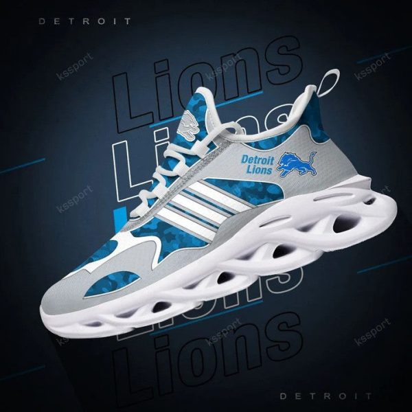 Detroit Lions NFL Max Soul Shoes Sneakers For Men And Women