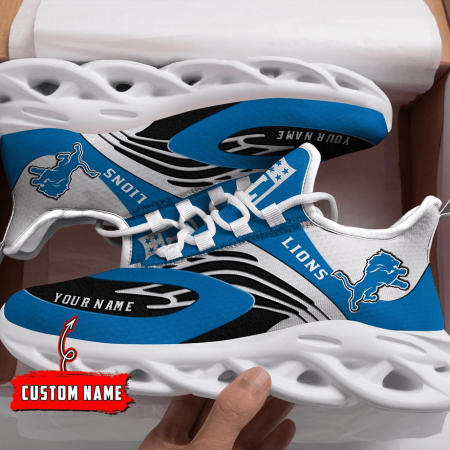 Detroit Lions NFL Max Soul Shoes Sneakers For Men And Women