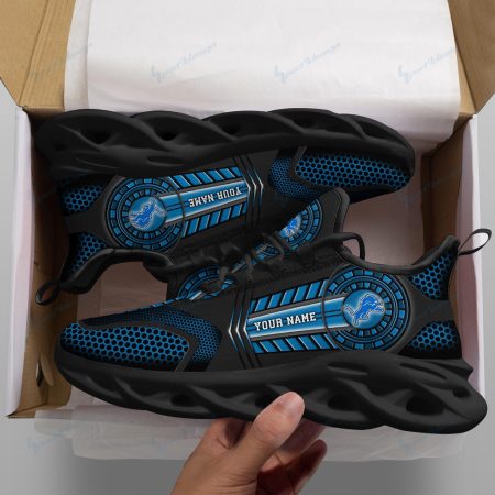 Detroit Lions NFL Max Soul Shoes Sneakers For Men And Women
