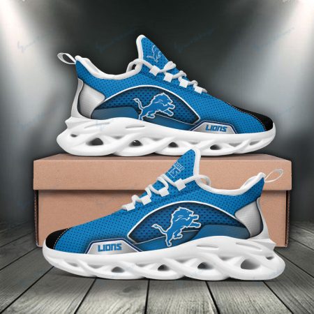 Detroit Lions NFL Max Soul Shoes Sneakers For Men And Women